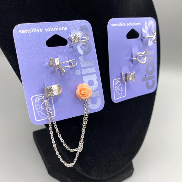 Claire's Ear Cuffs, Ear Wrap Jewelry – 6 Pieces - Picture 2 of 5